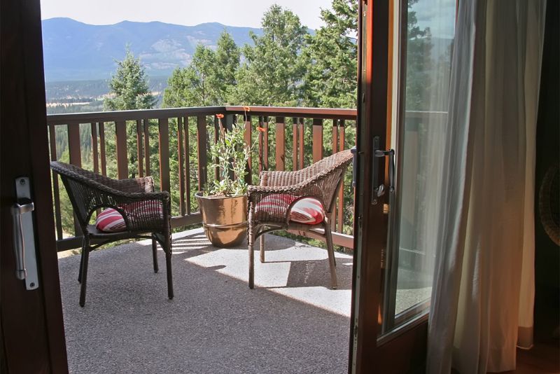 apartment verandah with nature view